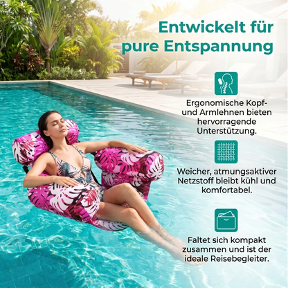 Aufblasbare Schwimmliege