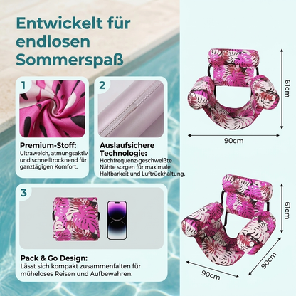 Aufblasbare Schwimmliege