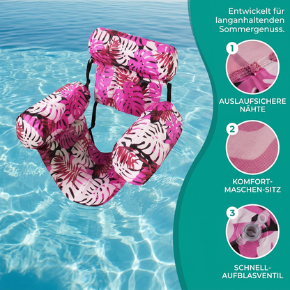 Aufblasbare Schwimmliege