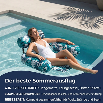 Aufblasbare Schwimmliege